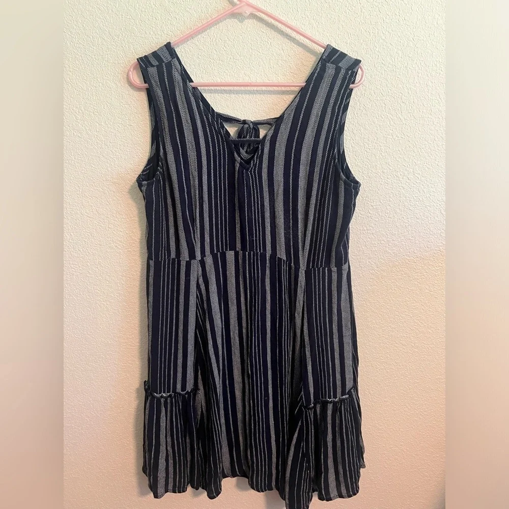 Maurice's Black and Gray Dress Size Medium